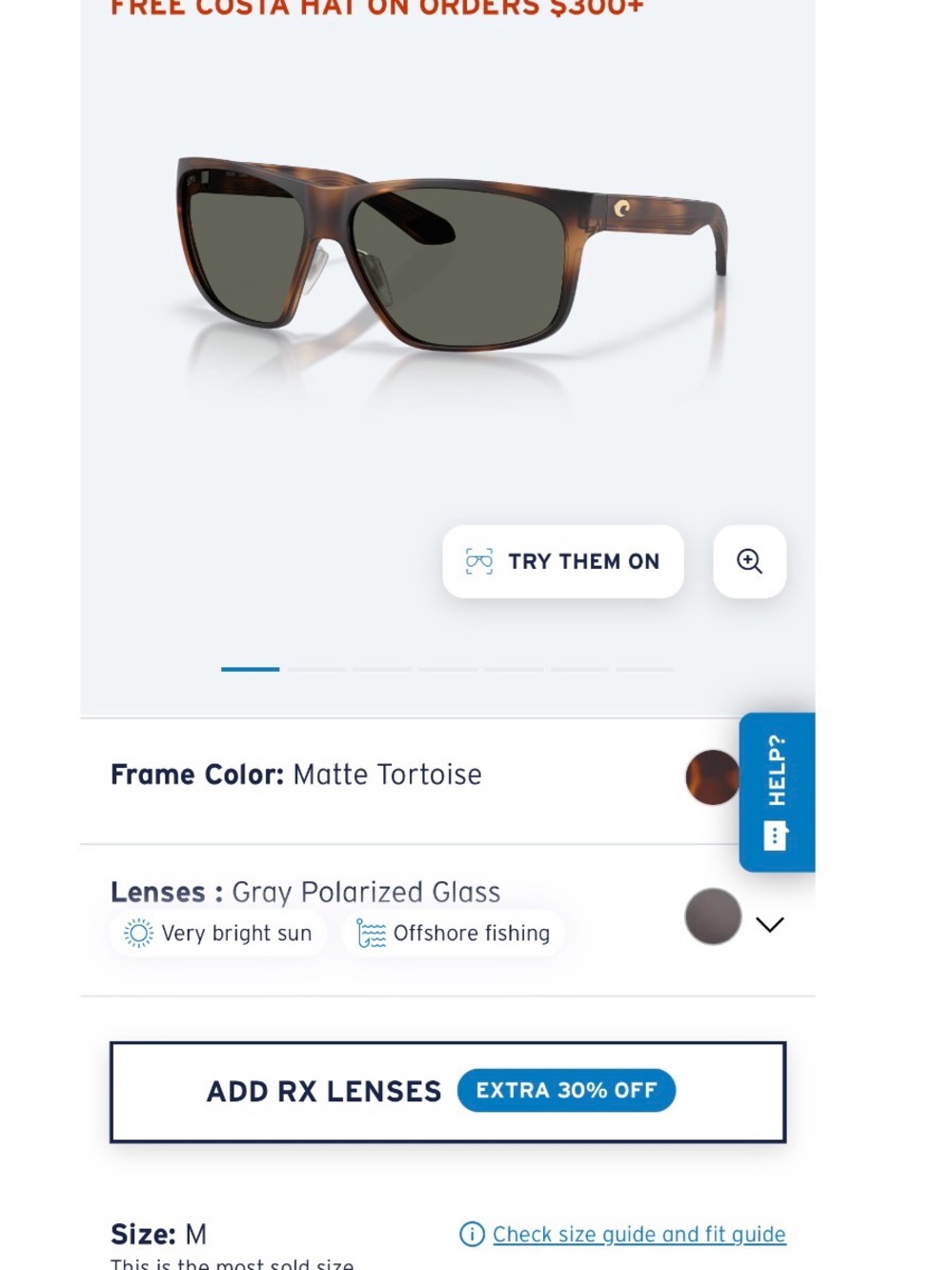 Costa Matte Tortoise Sunglasses Box (Brown)